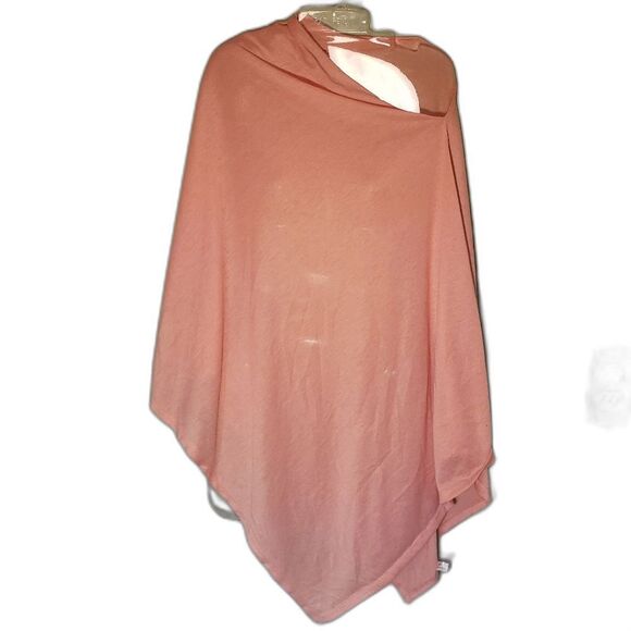 Women’s Boutique 2-Piece Sheer Overlay Top – Orange Tank + Printed Sheer Shirt - Picture 5 of 7